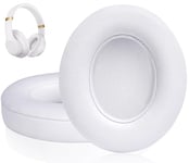 Link Dream Beats Studio 3 Coussinets d'oreille de Rechange, Oreillettes de Remplacement pour Beats Studio 3 et Studio 2, Coussinet Cache-Oreilles en Supression de Bruit Mousse à Mémoire (Blanc)