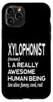 Coque pour iPhone 11 Pro Définition du lecteur de xylophone drôle - Xylophoniste