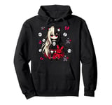 Chibi Kawaii Emo Pastel Goth Girl Japanese Creepy Anime Pullover Hoodie