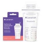 Lansinoh Sachets de Conservation du Lait Maternel 25 Pièces