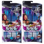 2 PACKS x Nerf Rebelle Secrets & Spies Arrow Refill 3 Darts Whistling