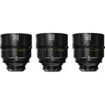 DZOFilm 32, 65, 90 mm T2.8 Gnosis Macro Prime 3-Kit (LPL med PL- och EF-fästen)