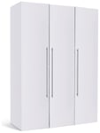 Habitat Atlas 3 Door Tall Wardrobe - White