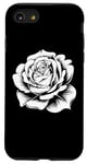 iPhone SE (2020) / 7 / 8 floral white rose graphic Beautiful flower plant cute design Case