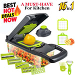 16-in-1 Vegetable Chopper Kitchen Mandoline Vegetable Cutter Slicer Fruit Dicer