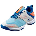 Yonex Power Cushion 37 Junior Badminton Shoes - White/Blue