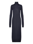 Knit Turtleneck Dress Navy Filippa K