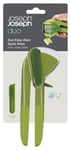 Joseph Duo Plastic Easy clean Garlic Press - Green