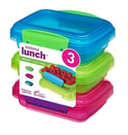 Sistema Lunch Food Storage Containers | 200 ml | Small Snack Pots | BPA-Free | 