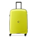 DELSEY PARIS - Belmont Plus - Slim Hard Cabin Suitcase, Green, L (71cm) Matière Recyclée, Recycled Material