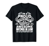 Proud Son-In-Law Mother In Law Gift for Son-In-Law T-Shirt