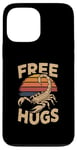 Coque pour iPhone 13 Pro Max Vintage Scorpion Free Hugs Funny Daddy Hugs Design Hugs Meme