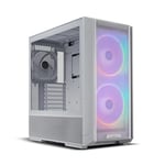 Lian Li Lancool 216 Tempered Glass RGB E-ATX Mid-Tower Case - White