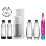 SODASTREAM - Machine a gazeifier duo blanc pack 4 bouteilles opm france