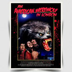 AN AMERICAN WEREWOLF IN LONDON SIGN METAL PLAQUE Film Movie Advert poster print