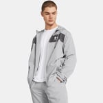 Veste coupe-vent Under Armour Sportstyle pour homme Mod Gris / Castlerock / Blanc L