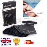 Teeth Whitening Strips 28, Safe Tooth Bleaching ICE White 2 weeks charcoal Strip