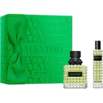 Valentino Women's fragrances Donna Born In Roma Green StravaganzaGift set Eau de Parfum Spray 50 ml + Travel Spray 15 ml 65 ml (£1,401.69 / 1 l)