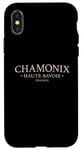 Coque pour iPhone X/XS Chamonix Francia - Simple Chamonix Francia