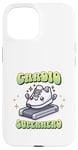 Coque pour iPhone 15 Chaussure de course mignonne de super-héros de tapis roulant