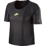 Nike Air T Shirt Womens Small Black Dri-Fit Breathable Moisture Wicking Running