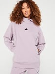 Adidas Sportswear Womens Z.N.E. Overhead Hoodie - Lilac