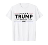 Trump 2024 Shirt Save America Again Vote Trump White T-Shirt