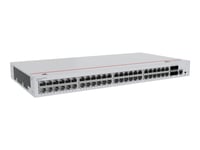 Huawei Ekitengine S220 Series S220-48T4x - Switch - Administrerad - 48 X 10/100/1000 + 4 X 10Gb Ethernet Sfp+ - Sida Till Sida Luftflöde - Rackmonterbar