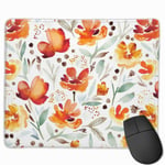Crimson Berry White Non-Slip Rubber Mouse Mat Mouse Pad for Desktops, Computer, PC and Laptops 9.8 X 11.8 inch