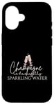 iPhone 16 Champagne Is Basically Sparkling Water Pink Coquette Bows Case