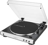 Audio-Technica AT-LP60XBT-WH Helautomatisk trådlös Belt-Drive Stereo Turntable - Vit