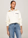 Tommy Hilfiger Half Zip Sweatshirt, Calico