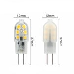 Lamput 10 kpl G4 LED-lamppu 2W, DC 12V lamppu, 6000K valkoinen