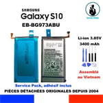 BATTERIE AUTHENTIQUE SAMSUNG GALAXY S10 EB-BG973ABU SM-G973F DS 3400mAh OEM ORIGINE + KIT OUTILS GENUINE BATTERY TOOLS