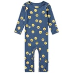 Molo GOTS Fenez Bodysuit Pixel Smiles | Blå | 56 cm