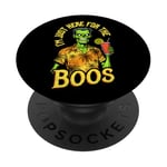 Summerween I'm Just Here For The Boos Funny Zombie Cocktail PopSockets Swappable PopGrip