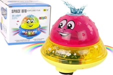 Leantoys Vattenboll Ufo-Dioder Happy Music Rosa