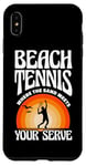 iPhone XS Max Beach Tennis Where The Sand Meets Your Serve Case