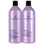 Pureology Hydrate Shampoo and Conditioner Moisturising Supersize Bundle for Dry Hair, Sulphate Free for a Gentle Cleanse