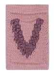 Smallstuff Knitted Letter V, Rose Rosa