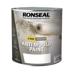 Ronseal 6 Year Quick Dry Anti Mould  Paint White 750ml MATT for Walls & Ceilings