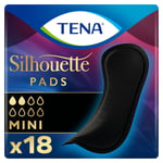 TENA Silhouette Mini Serviettes Noir Serviette hygienique 18 pc(s)