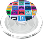 Gamer Esthétique Graphique Jeu Vidéo Jeux Adolescents Vintage PopSockets PopGrip pour MagSafe