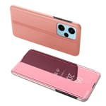 Xiaomi Poco F5 5G - View window Mirror cover - Rosa guld