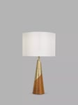 John Lewis Spindle Large Table Lamp, Walnut