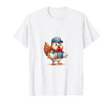 Hen Being a Delivery Man, Cute Design T-Shirt