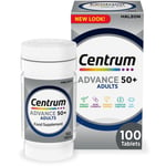 Centrum 50+ Multivitamin Tablets - 100 tablets, with 24 essential nutrients