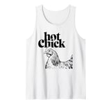 Animal Pun Hot Chick Sexy Girl Funny Hen Humorous Design Tank Top