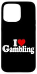 Coque pour iPhone 15 Pro Max I LOVE HEART GAMBLING CASINOS PARIS TRADING LAS VEGAS