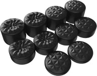 10 Pcs Capuchon Joystick Pour Ps5 Manette,Prises De Pouce Pour Ps4,Quantum Capuchon Protection Analogique Pour Xbox Series X S/Xbox One/Elite Series 2,Thumb Grip Caps Pour Switch Pro-Noir